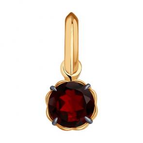 Золотая подвеска Diamant с гранатом 51-330-01766-3 фото