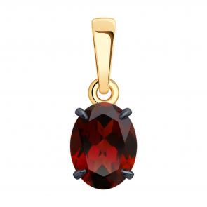 Золотая подвеска Diamant с гранатом 51-330-01929-2 фото