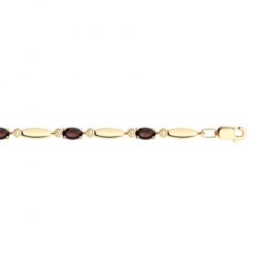 Золотой браслет Diamant с гранатом 51-350-00362-2 фото