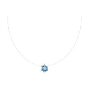 Колье на леске Diamant с топазом 51-370-01476-2 фото