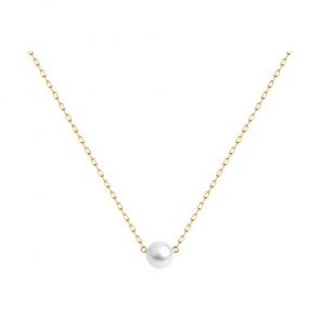 Золотое колье Diamant с жемчугом 51-370-01798-1 фото