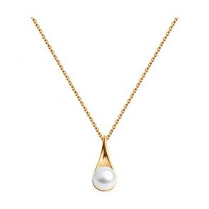 Золотое колье Diamant с жемчугом 51-370-01930-1 фото