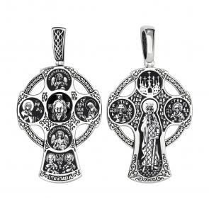 Серебряная подвеска-иконка Деисус, Святые и Великие Князья TALANT 51-76-0000-10660 фото