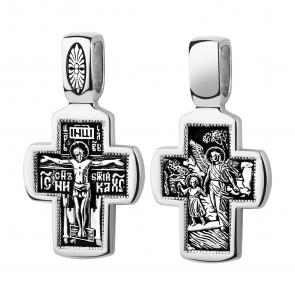 Серебряная подвеска Святой Ангел Хранитель с дитём TALANT 51-76-0000-19957 фото