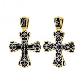 Подвеска-крест с Цатой из лимонного серебра TALANT 51-77-0000-20661 фото