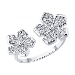 Золотое кольцо SOKOLOV с бриллиантом 52-210-00475-1 фото