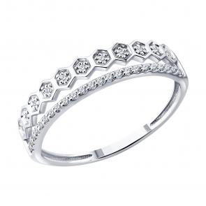 Золотое кольцо SOKOLOV с бриллиантом 52-210-00490-1 фото