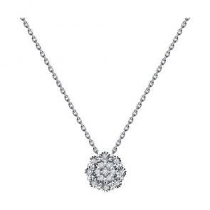 Колье из белого золота Diamant с бриллиантом 52-270-02059-1 фото