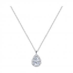 Колье из белого золота Diamant с рубином и бриллиантом выращенным 52-270-02581-1 фото