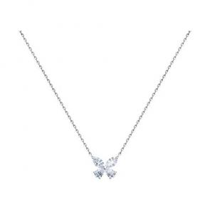 Колье из белого золота Diamant с рубином и бриллиантом выращенным 52-270-02804-1 фото