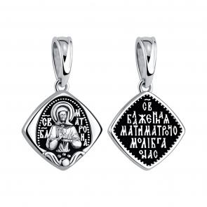 Серебряная подвеска-иконка Святая блаженная Матрона TALANT 52-76-0000-15726 фото