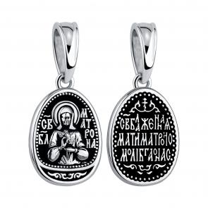 Серебряная подвеска Иконка Святая блаженная Матрона TALANT 52-76-0000-15727 фото