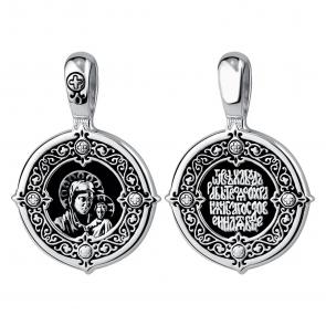Серебряная подвеска-иконка Божией Матери Казанская TALANT 52-76-0000-18173 фото
