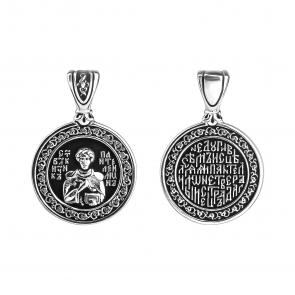 Серебряная подвеска великомученик Пантелеимон TALANT 52-76-0000-28217 фото