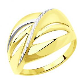 Кольцо из лимонного золота Diamant 53-110-00665-1 фото