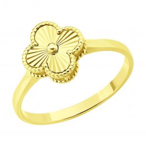 Кольцо из лимонного золота Diamant 53-110-02245-1 фото