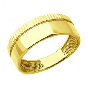 Кольцо из лимонного золота Diamant 53-110-02741-1 фото