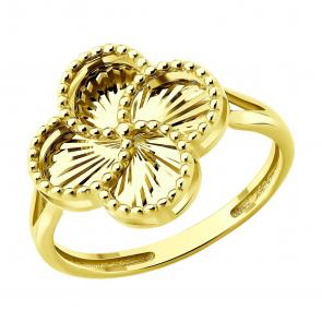 Кольцо из лимонного золота Diamant 53-110-02970-1 фото