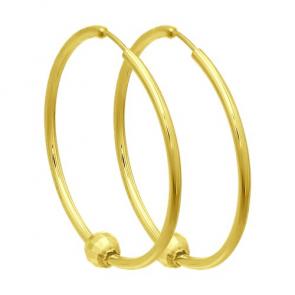 Серьги из лимонного золота Diamant 53-124-01358-1 фото