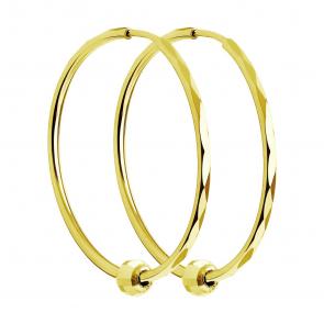 Серьги-трансформеры из лимонного золота Diamant 53-124-01362-1 фото