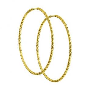 Серьги из лимонного золота Diamant 53-124-01364-1 фото