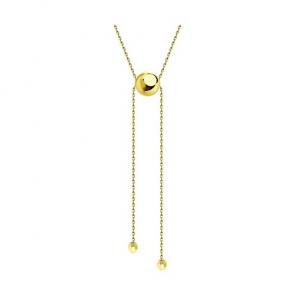 Колье из лимонного золота Diamant 53-170-01190-1 фото