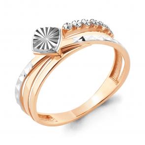 Золотое кольцо AQUAMARINE 54621 фото