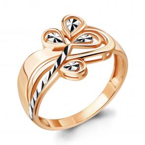 Золотое кольцо AQUAMARINE 54763 фото