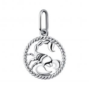 Серебряная подвеска Знак зодиака Скорпион TALANT 55-72-0000-13089 фото