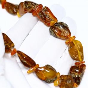 Колье ИП Шавкунов ИН с янтарём 551030450601 фото