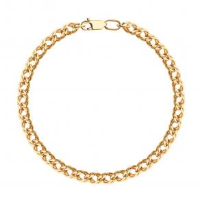 Золотой браслет плетение Двойной Ромб SOKOLOV 552010806 фото