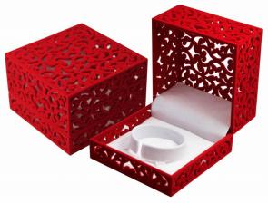 Футляр флокированный ажурный под часы 55206-к фото