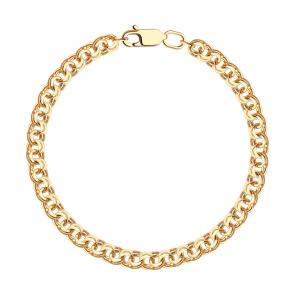 Золотой браслет плетение Бисмарк SOKOLOV 552070802 фото