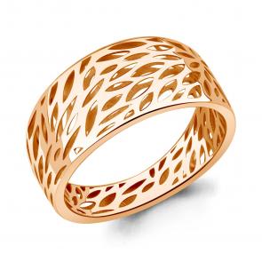 Золотое кольцо AQUAMARINE 56127 фото