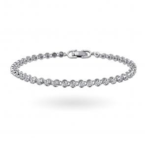 Браслет из белого золота АЛЬКОР с бриллиантом 56324-200 фото