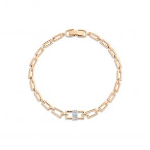 Золотой браслет АЛЬКОР с бриллиантом 56870-100 фото