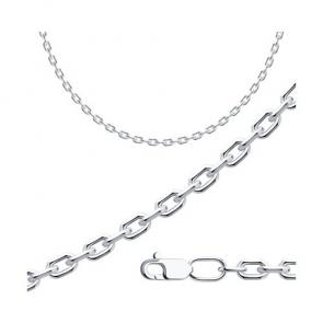 Цепь плетение Якорное из белого золота SOKOLOV 581031004-3 фото