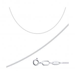 Цепь плетение Панцирное из белого золота SOKOLOV 581040302-3 фото