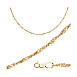 Золотая цепь плетение Сингапур SOKOLOV 582060502 фото