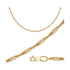 Золотая цепь плетение Сингапур SOKOLOV 582060602 фото