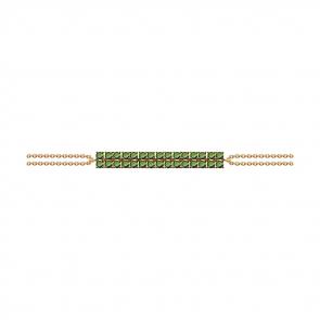 Золотой браслет SOKOLOV с турмалином 6054006 фото