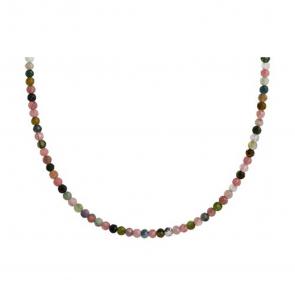 Колье с замком из золота SOKOLOV с турмалином 6074051 фото