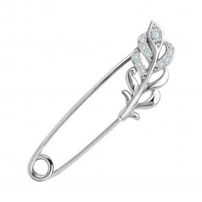 Серебряная булавка TALANT с фианитом 61-72-0001-12169 фото