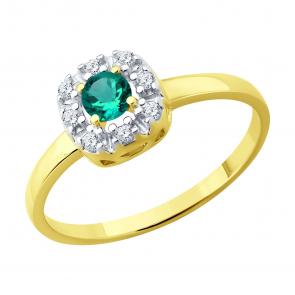 Серебряное кольцо SOKOLOV 63010002 фото