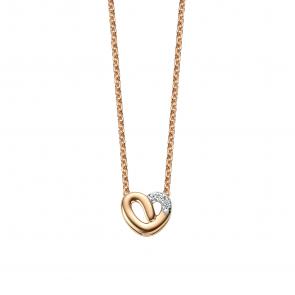 Золотое колье АЛЬКОР с бриллиантом 66541-100 фото