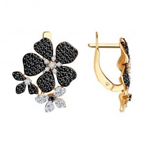 Золотые серьги SOKOLOV 7020175 фото