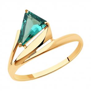 Золотое кольцо SOKOLOV с кварцем 715185 фото