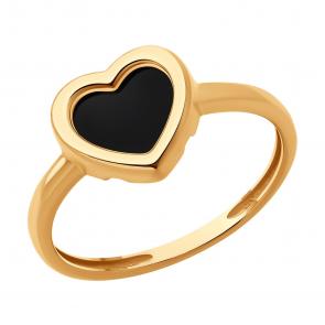 Золотое кольцо SOKOLOV с агатом 716414 фото