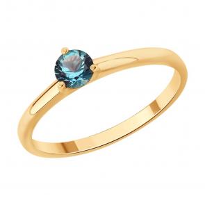 Золотое кольцо SOKOLOV 717156 фото