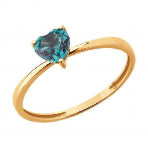 Золотое кольцо SOKOLOV с александритом 717248 фото